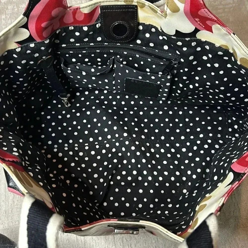 Brighton Floral Beach Tote Shoulder Bag - Picture 12 of 16